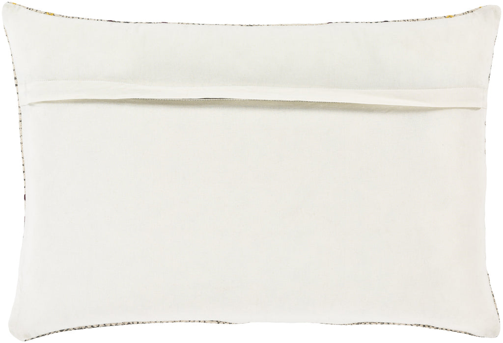 Zoya ZYA-002 Hand Woven Lumbar Pillow in Cream by Surya